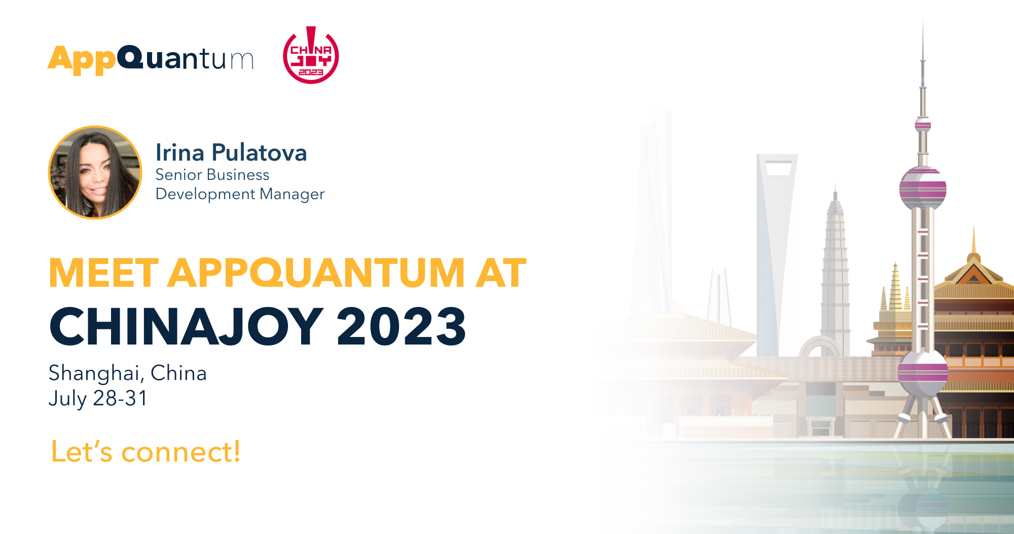 Meet AppQuantum at ChinaJoy 2023!